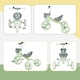 image 8 of AIYAPLAY Kids Trike for Ages 2-5 Years, Toddler Tricycle with Front Basket and EVA Wheels, Indoor & Outdoor Use, for Boys and Girls | Green