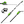 Green, Gracious Gardens 550W 2.5m Electric Long Reach Hedge Trimmer | Green | Green | 1