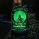 image 5 of Personalised Haunted House Halloween Solar Light