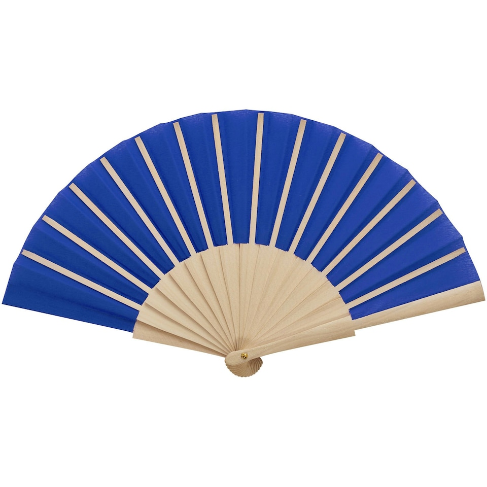 image 1 of Manuela Handheld Fan - Royal Blue - One Size