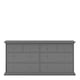 image 2 of Paris Chest of 8 Drawers in Matt Grey