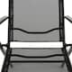 image 5 of 'Varna' Reclining Aluminium Camping Chair Black