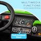 image 4 of HOMCOM Kids Ride on Car, Electric Car for Kids with Electric Bucket, 12V 2 Seater UTV with Shovel, Parental Remote, 4 Spring Suspension Wheels, Working Horn, Music - Green