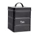 image 1 of Harbour Housewares Vintage Metal Kitchen Tea Canister - Black