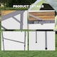 image 4 of Outsunny Portable Folding Picnic Table Outdoor Lightweight BBQ Party Aluminum