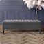 Steel Grey Plush Velvet