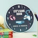 image 2 of Personalised Gaming Wooden Childrens Clock