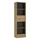 image 1 of Shetland Tall Narrow 3 Drawer Bookcase