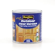 Rustins Quick Dry Outdoor Clear Varnish Satin 250ml