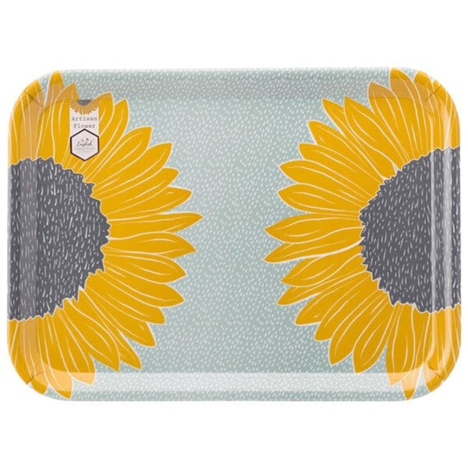 image 1 of English Tableware Company Artisan Flower Large Tray