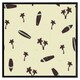 image 2 of Surf board & palm silhouettes (Picutre Frame) Brown | M