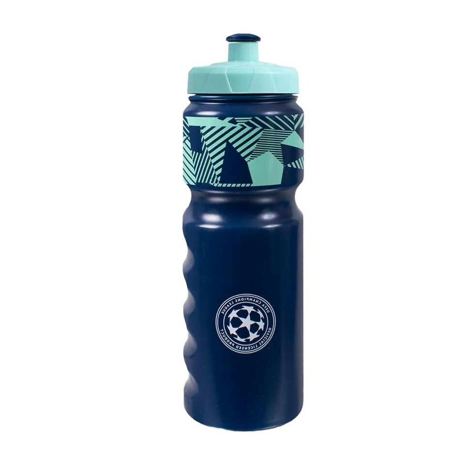 image 1 of UEFA Champions League Plastic 750ml Bottle - Navy/Blue - One Size Blue | One Size