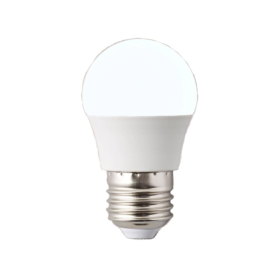 image 1 of ValueLights E27 Pack of 5 4W Globe Cool White LED Bulbs