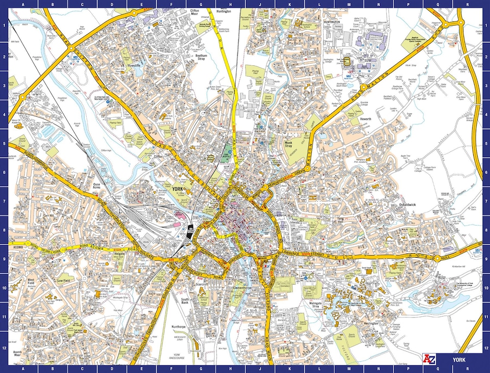 image 1 of A-Z Map of  York 1000 Piece Jigsaw