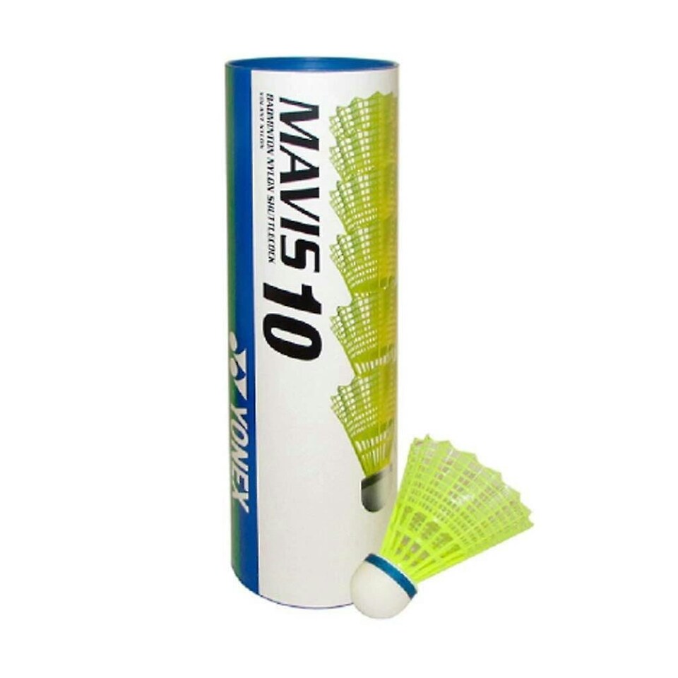 image 1 of Yonex Mavis 10 Shuttlecock (Pack of 6) - Yellow - One Size