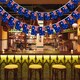 image 4 of Australia Flag Party Bunting 10m with 20 Flags