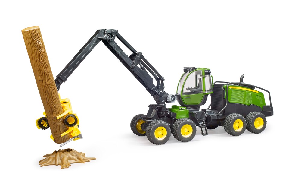 image 1 of Bruder John Deere 1270G Harvester with 1 trunk Detailed Vehicle & Playset Model