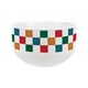 image 4 of Checkered Ceramic Bowl - Set of 4