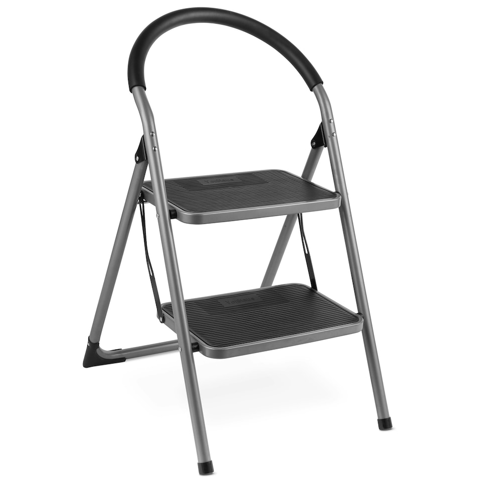 image 1 of VonHaus Premium 2 Step Ladder with Anti Slip Feet