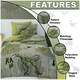 image 4 of VELVETIO Kids Roar Dinosaur Duvet Cover Set Printed Beddings Multi | Single