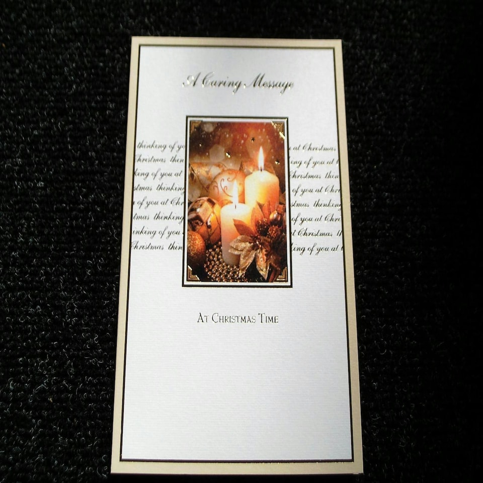image 1 of A Caring Message Christmas Card - Greeting Card By Wishing Well
