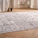 image 3 of OHS Vintage Print Washable Indoor Carpet Floor Rug, 80x150cm - Grey