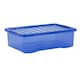 image 3 of Wham Crystal 5 x 32L Stackable Plastic Storage Boxes with Lids Clear