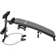image 5 of Sit-Up Bench Cuttler - 6 positions, padded leg brace, foldable, inc. 2 dumbbells and elastic bands