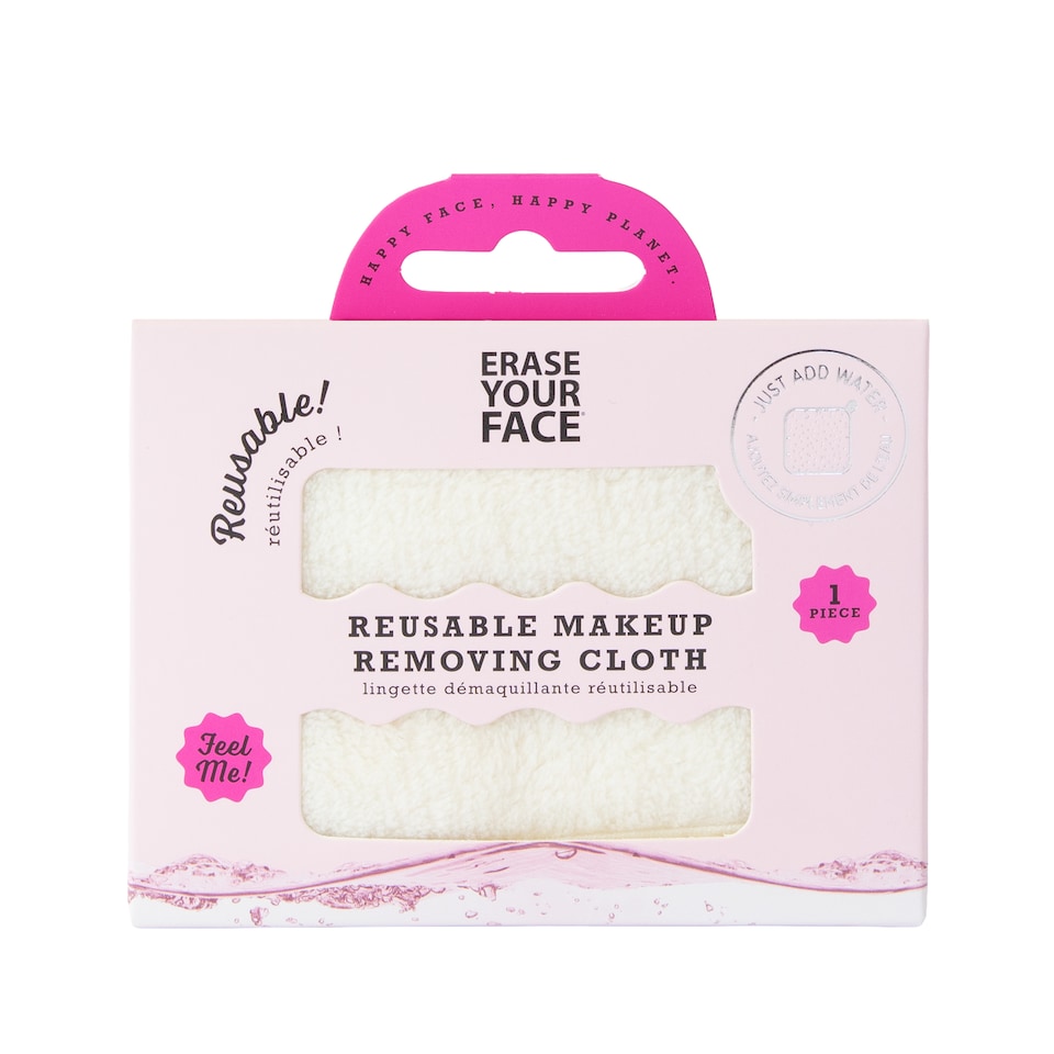 image 1 of Erase Your Face Reusable Makeup Removing Face Cloth