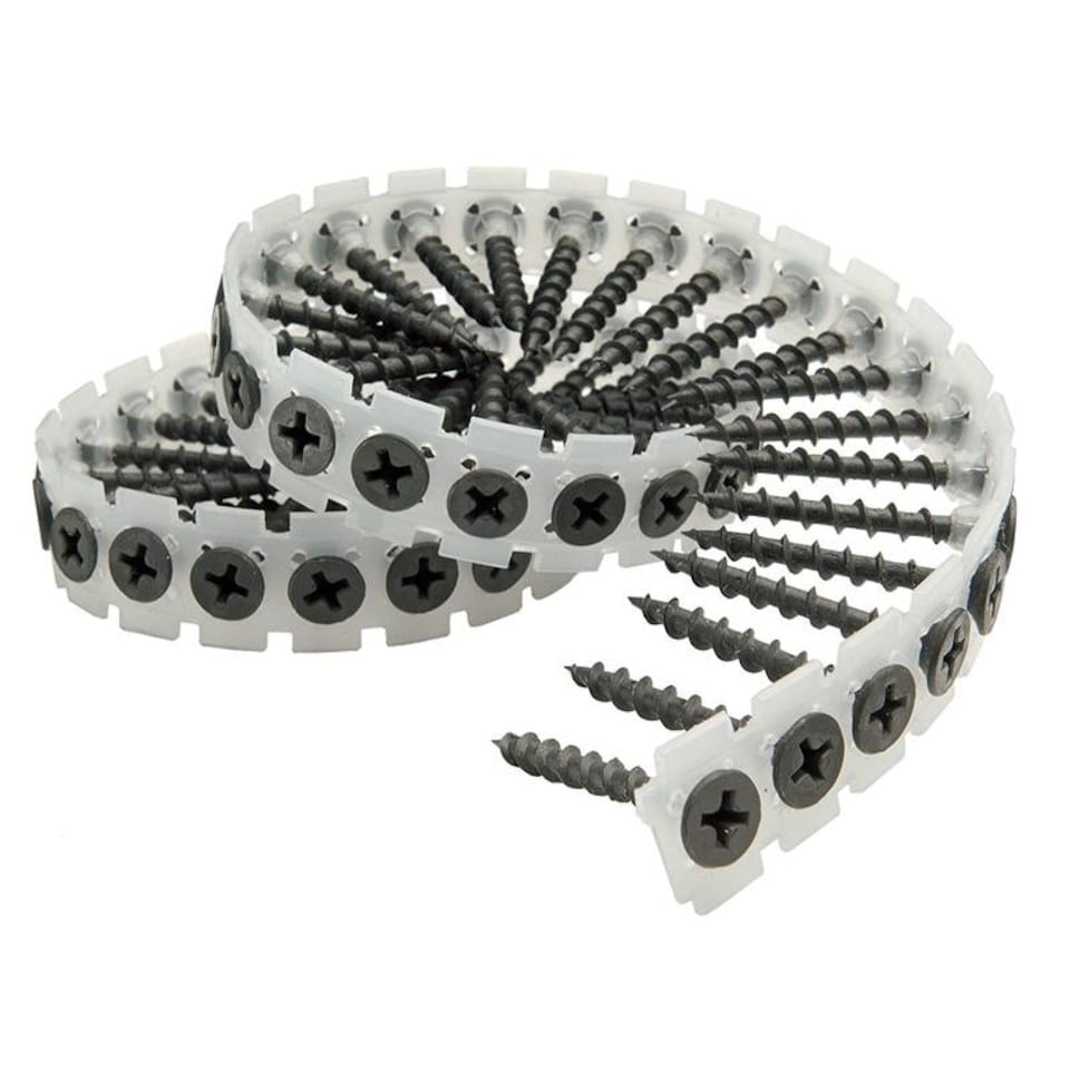 Senco Duraspin Collated Screws, Drywall To Wood - Multi Colour - 3.9 x 50mm