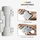 image 4 of SPORTNOW Adjustable Dumbbells Set, Fast Adjust and Compact, 2.5kg x 2