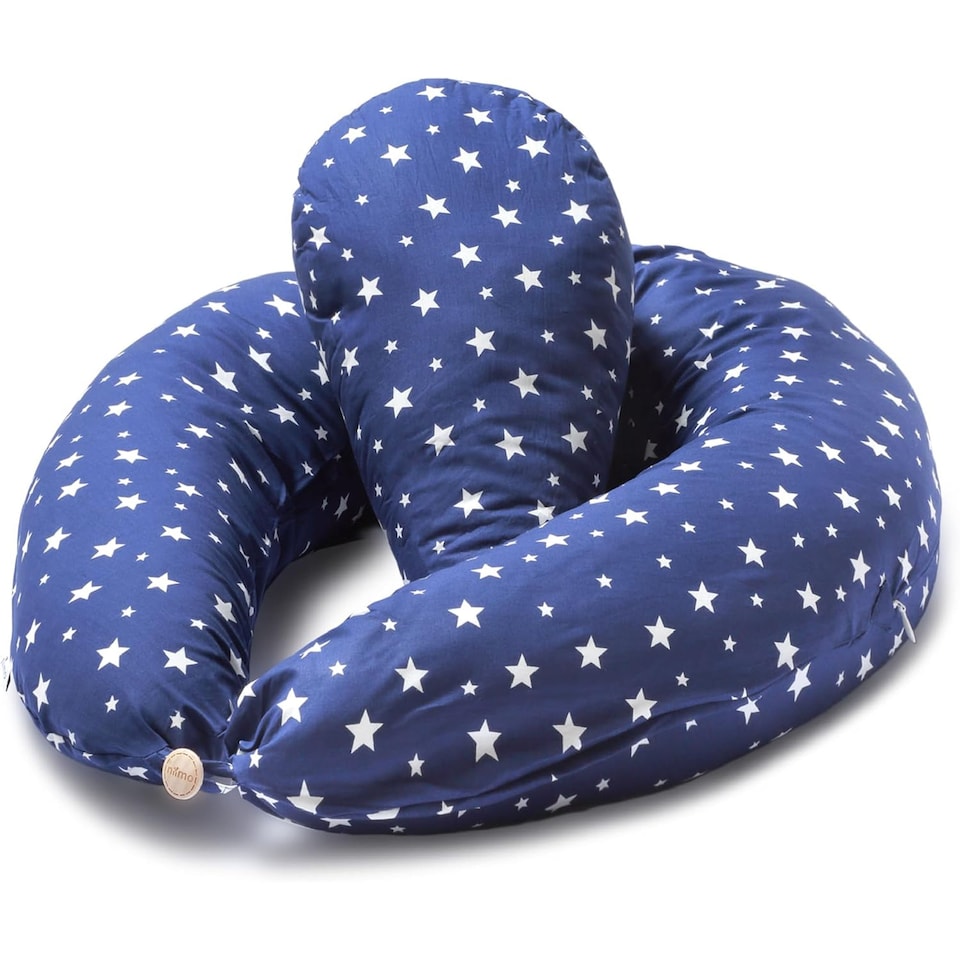 image 1 of Niimo XXL Pregnancy & Nursing Pillow | Full Body Maternity Support Pillow with Removable Cotton Cover