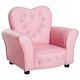 image 9 of HOMCOM Kids Sofa Toddler Armchair Children Chair Princess-Themed Nursery | Pink | Chair