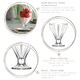 image 2 of LAV Lily Glass Ice Cream Bowls - 250ml - Pack of 12 Clear