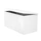 image 6 of Carlton Blanket Box in Porcelain Matt (Ready Assembled) | White | Porcelain Matt