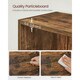image 5 of 10-Tier Industrial Bookshelf Storage Rack, Large Capacity Shelving Unit, Rustic Brown