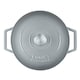 image 5 of Cooks Professional Cast Iron Casserole 26cm | 5.8L Capacity | Enamelled Inside & Out | Graduated Grey Grey