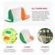 image 2 of 6x Irish Flag Bowler Hat & Bunting Green | One Size