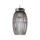 image 2 of Set of 2 Facet - Chrome with Smoke Faceted Glass Pendant Shades Clear | Chrome