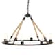 image 1 of Interiors by Premier 8 Bulbs Chandelier Black