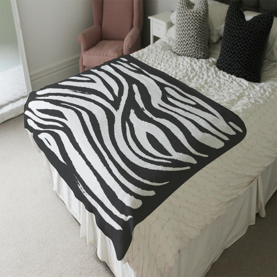 image 1 of Zebra Print (Blanket)
