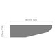 image 3 of PACK OF 15 (Total 15 Units) - 19mm x 50mm (15mm x 45mm Finish) Chamfered & Rounded Timber Architrave - 3.6m Length