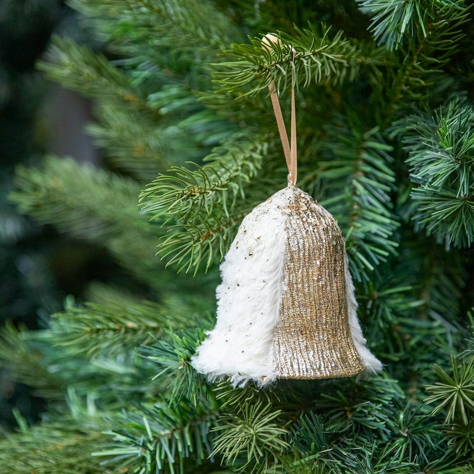 image 1 of 12cm Gold Bell - Christmas Hanging Decoration