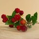 image 1 of Red Raspberry Spray Artificial Flower Decoration 40cm