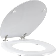 Marco Paul White Wooden Toilet Seat 18" White