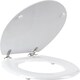 image 1 of Marco Paul White Wooden Toilet Seat 18" White