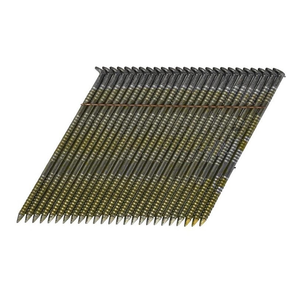 Bostitch Clipped Head 28 Stick Nails Ww Series - Multi Colour - 2.8 x 75mm 28 Ring Shank Bright (2000)