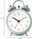 image 3 of Acctim Shefford Faux Bell Analogue Alarm Clock | Green | Green