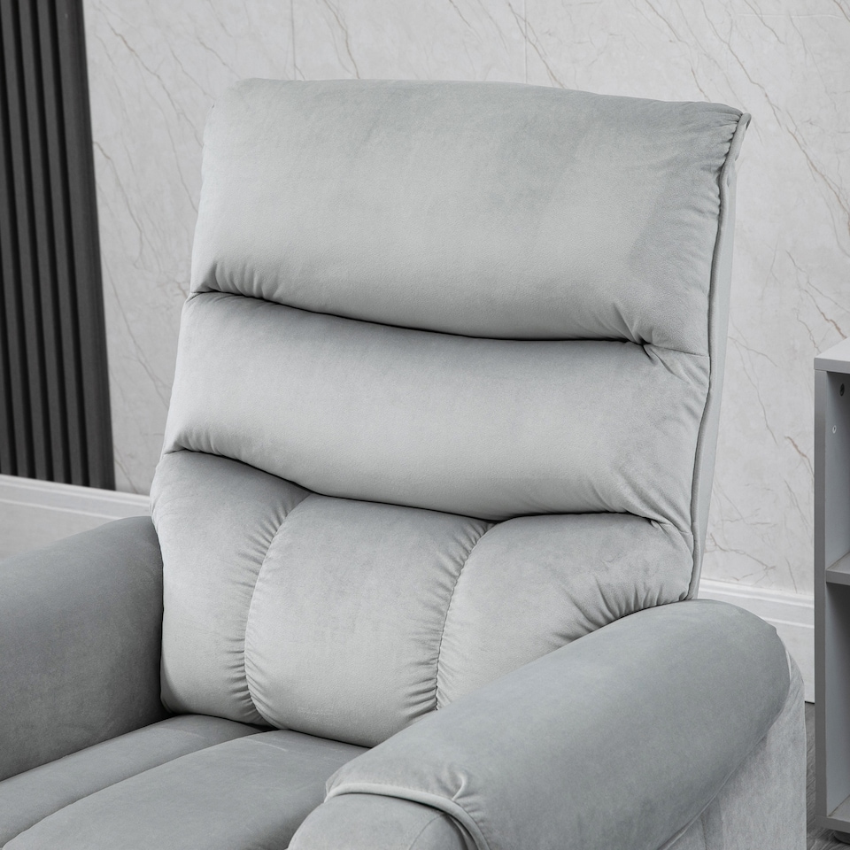 image 1 of HOMCOM Power Lift Chair, Rise and Recliner Chair with Remote Control, Grey | Grey