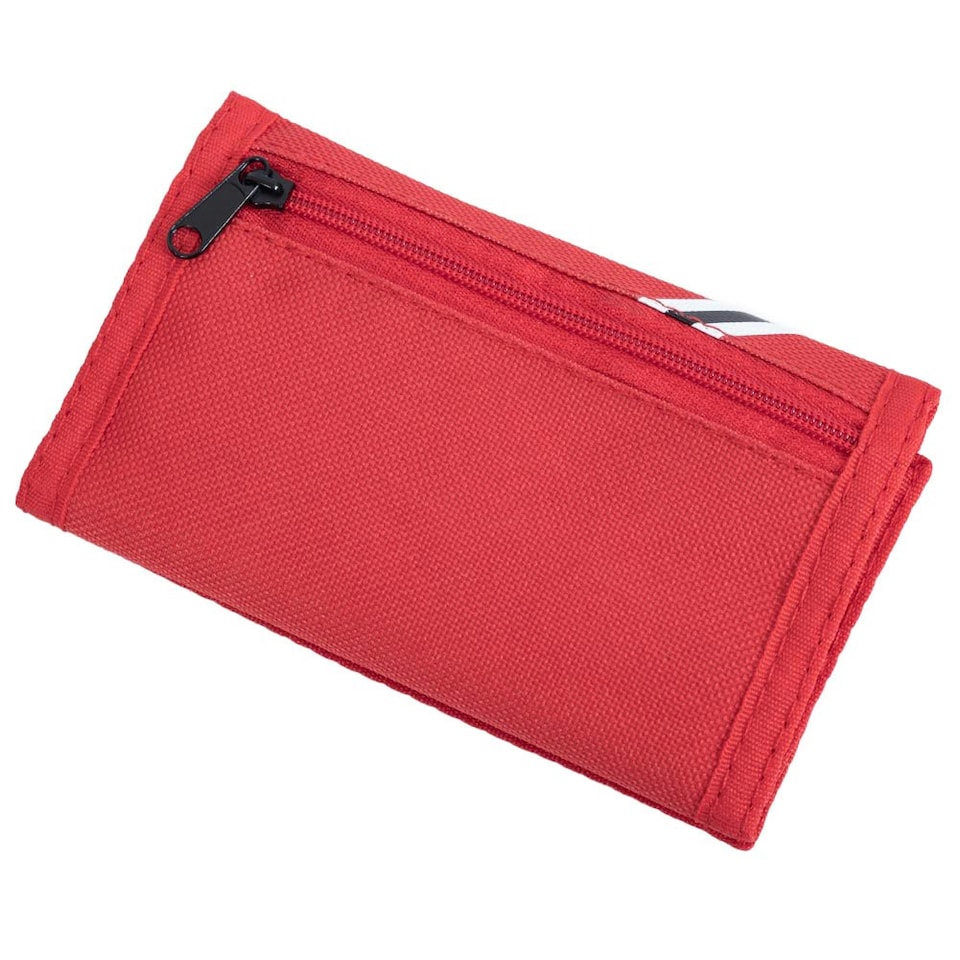 image 1 of Manchester United FC Core Stripe Wallet - Red/Yellow - One Size